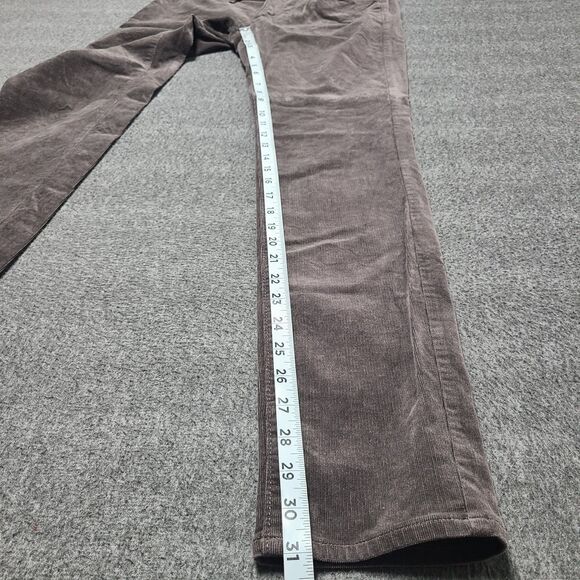 Loft Womens Jeans 6 Brown Corduroy Modern Skinny Slim Straight Casual Work - Picture 2 of 10